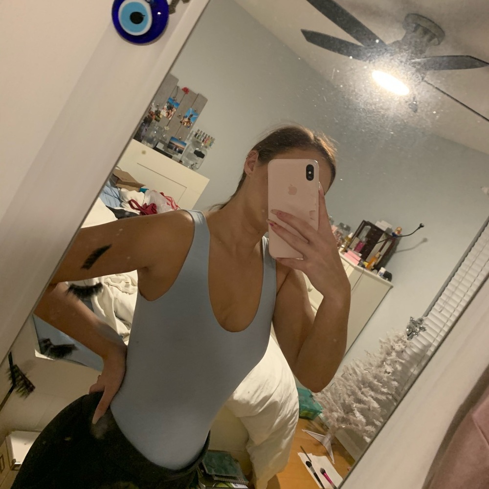 blue bodysuit pacsun me to we